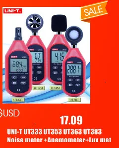 UNI-T UT123 Цифровой мультиметр карманный размер жилой мультиметр AC DC резистор напряжения температура NCV тестер EBTN дисплей