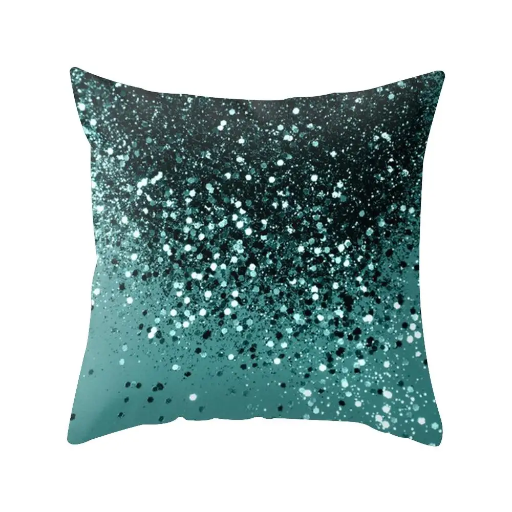 Скандинавский простой чехол для подушки с геометрическим узором 18 дюймов синий