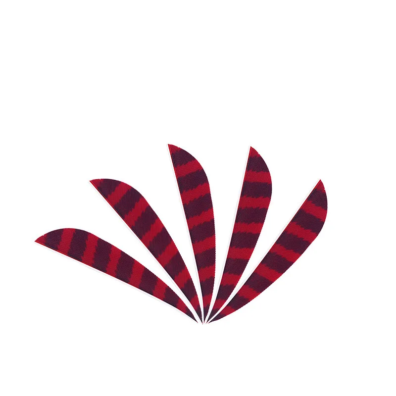 Оперение в полоску 3 дюйма 50 шт. снаряжение стрелка из лука стрелы для охоты и