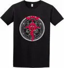 Цельнометаллический альхимик, Sigil Alchemy, круглый символ, Аниме Манга, Детская модель, крутая Повседневная футболка, Мужская модная футболка унисекс