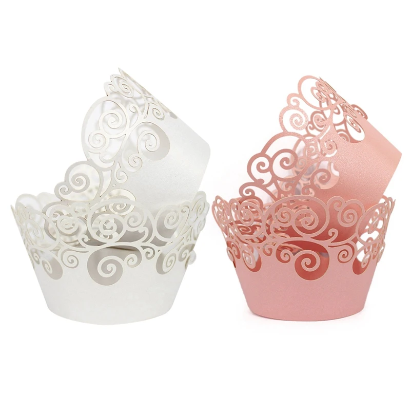 120 шт обертки для кексов художественные бумажные стаканчики выпечки пирожных