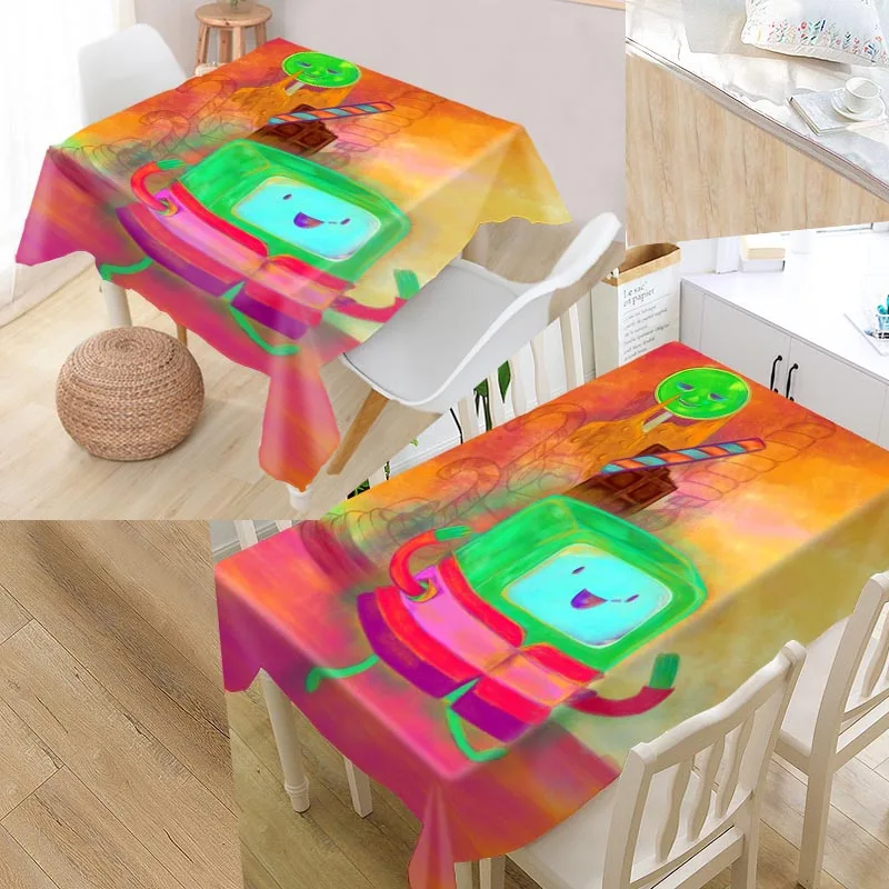 Приключение времени скатерть для стола искусственная прямоугольная