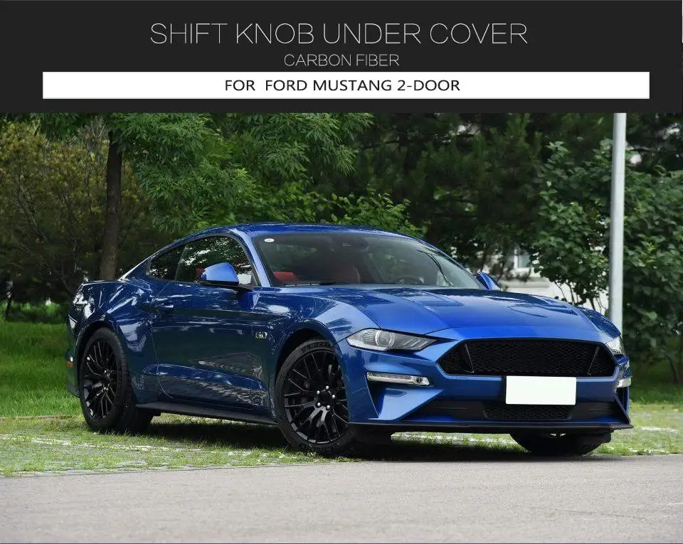 Для Ford Mustang углеродное волокно салона автомобиля боковая передача сдвижная панель декоративная лента крышка LHD
