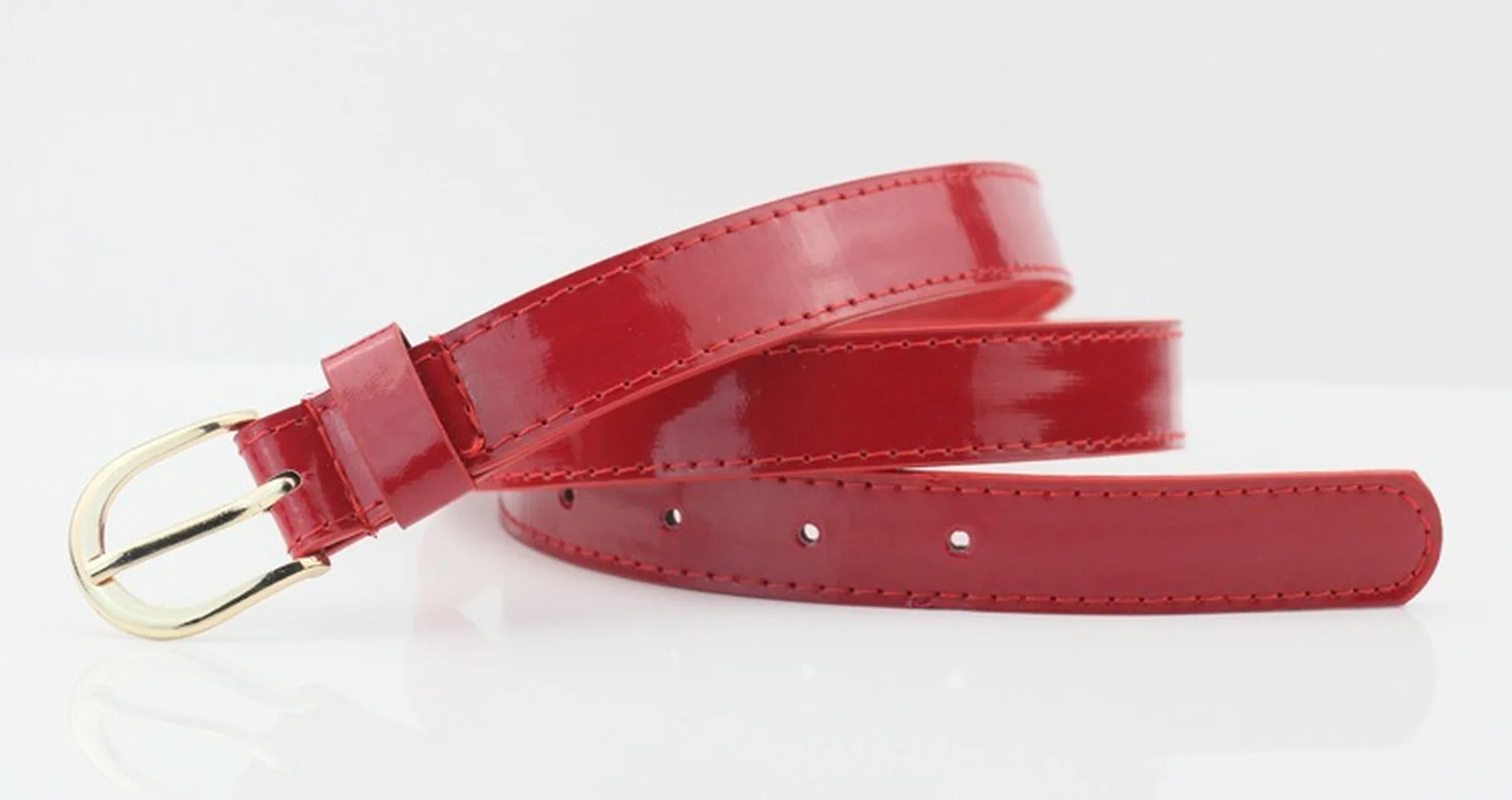 

Spring New Simple Women's Belt Casual Pin Buckle Girls Waist Belt Literary Metal Belt