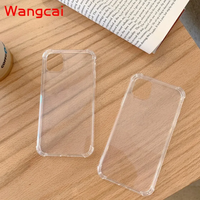 Airbag Transparent Case For Xiaomi Redmi Note 10 4G 10S 9 Pro 9T 5G Max K40 Pro K30S Mi 11 10T Pro Lite TPU Anti-fall Soft Cover