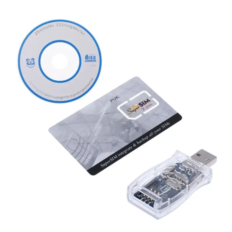 USB 16 в 1 считыватель Sim-карт писатель Cloner Резервное Копирование CD Прямая поставка |