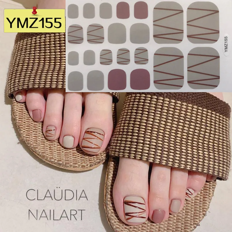 1 лист полное покрытие носочки для ногтей блестящий стикер блестящие наклейки