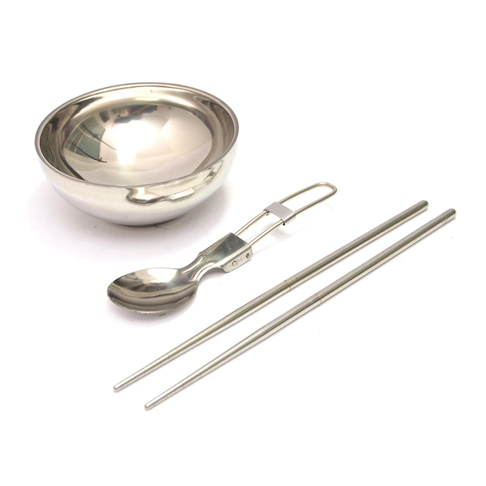 Набор посуды для улицы с сумкой походные Портативные Инструменты столовая