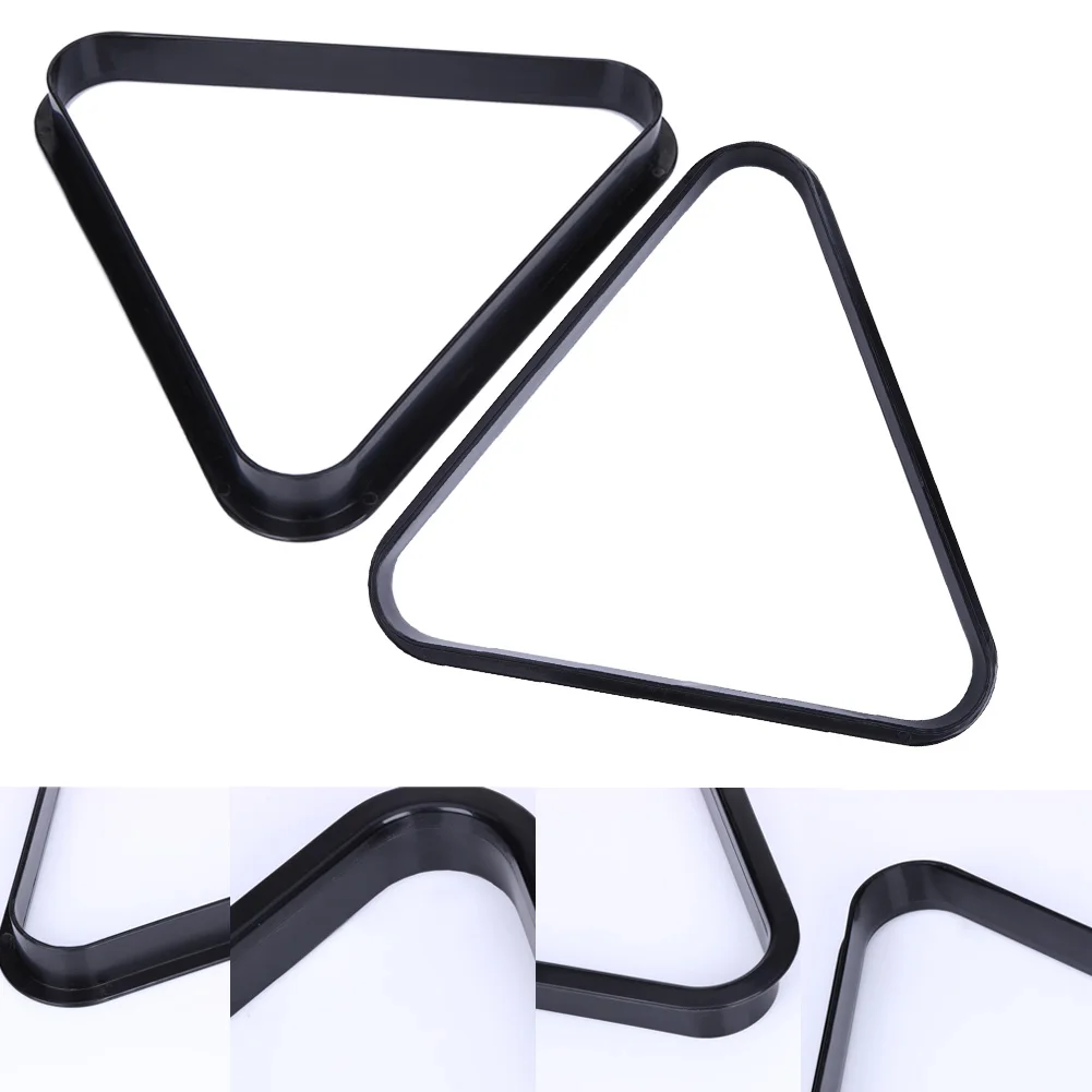 Пластиковая стойка для 8 мячей треугольная стандартного размера аксессуары