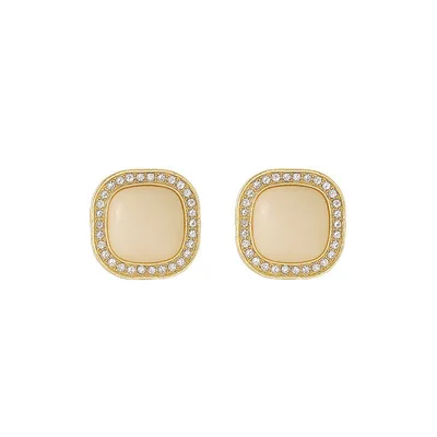 Серьги-гвоздики серебряные в виде геометрических фигур серебро пробы | Украшения