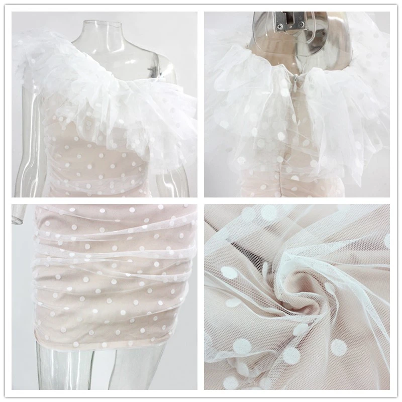 Fuedage осеннее сексуальное платье женские сетчатые облегающие черные платья в