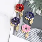 Оригинальный цветок мака, искусственное украшение для женщин и мужчин, индивидуальная Женская бижутерия