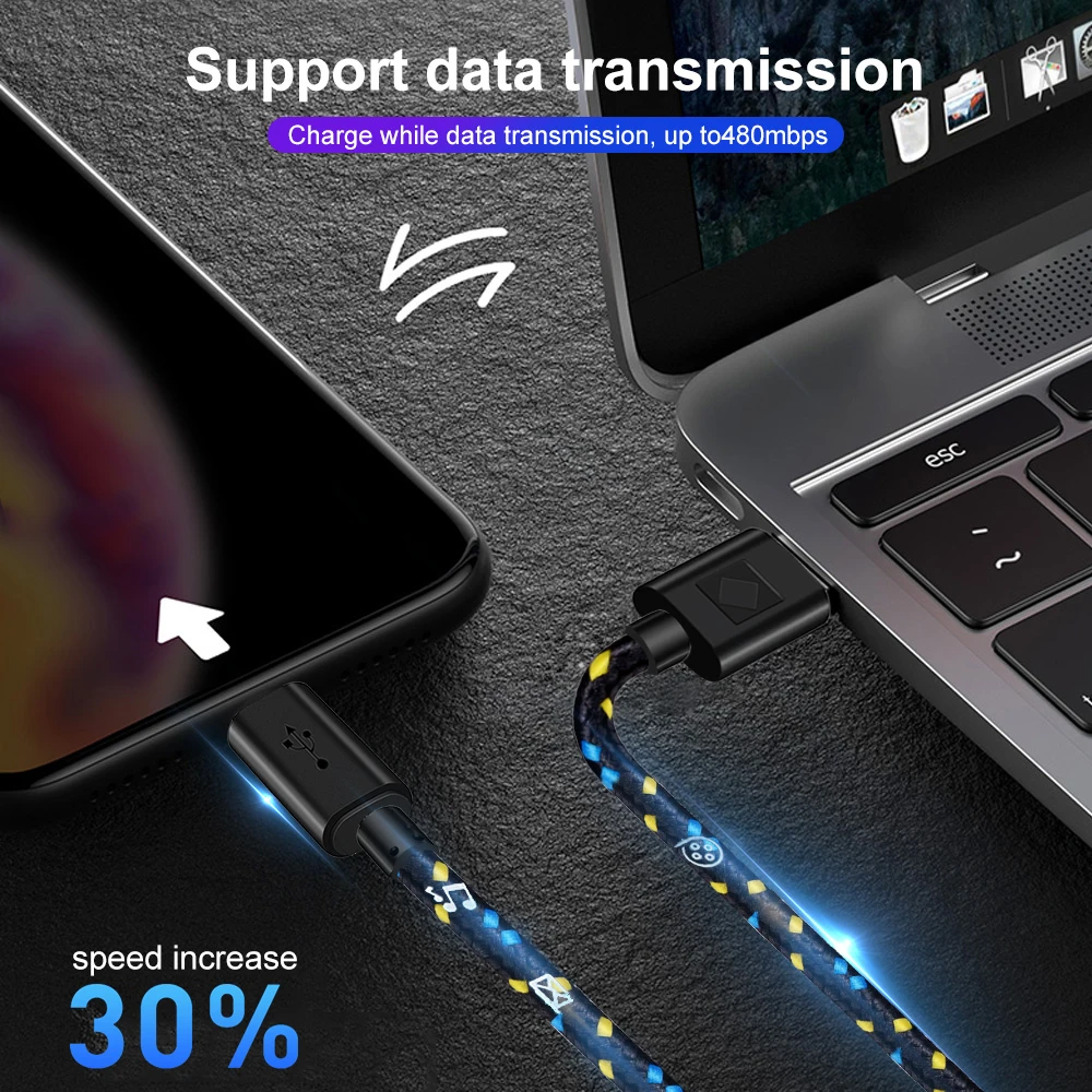 nylon braided micro usb cable data sync usb charger cable for samsung s7 htc lg huawei xiaomi tablet android usb phone cables free global shipping