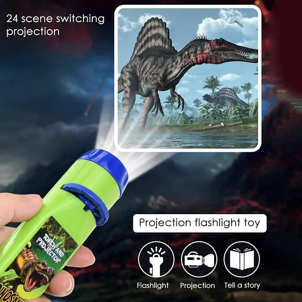 

Early Education Multi Function Early Childhood Education Lamp Story Projector Toys Baby Flashlight Projection Luminous Bedt Z5L8