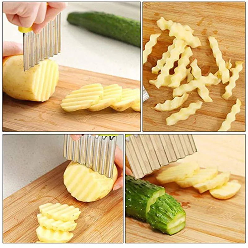 Резак для картофеля фри TTLIFE 4 цвета нержавеющая сталь очиститель картофельных