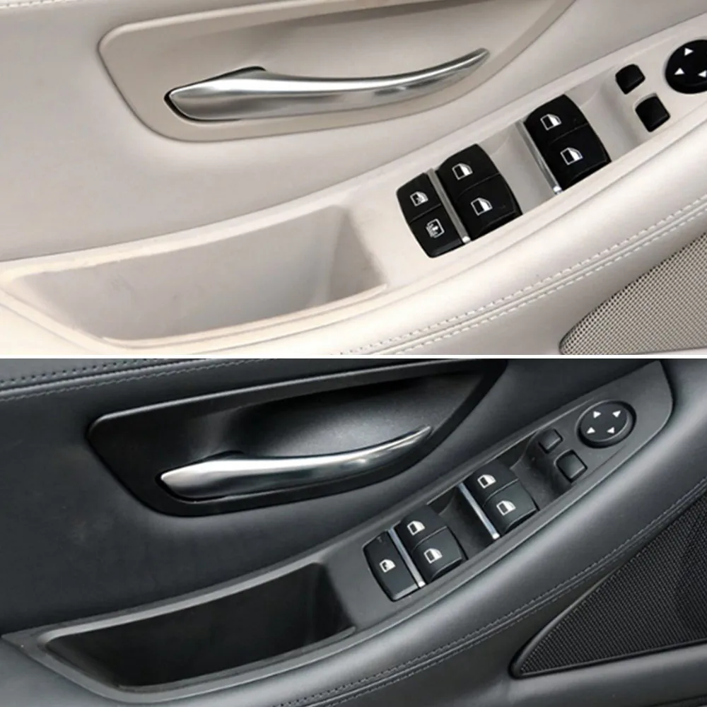 Левый руль LHD внутренняя дверная ручка автомобиля панель Крышка серый бежевый