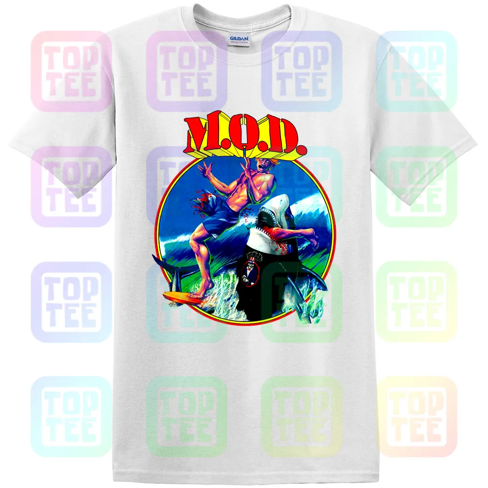 M.O.D. SURFIN' M.O.D. Метод уничтожения S.O.D. Новая Серая Футболка CROSSOVER