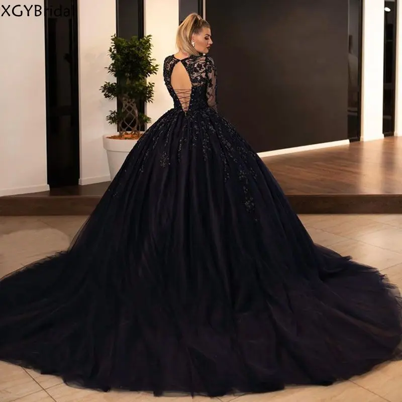 Женское платье с длинным рукавом длинное для школы и выпускного вечера кружевные