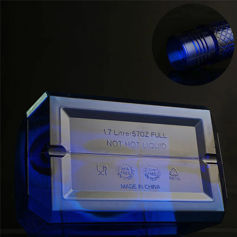 Новая модная бутылка для воды в форме молотка большой емкости без БФА контейнер