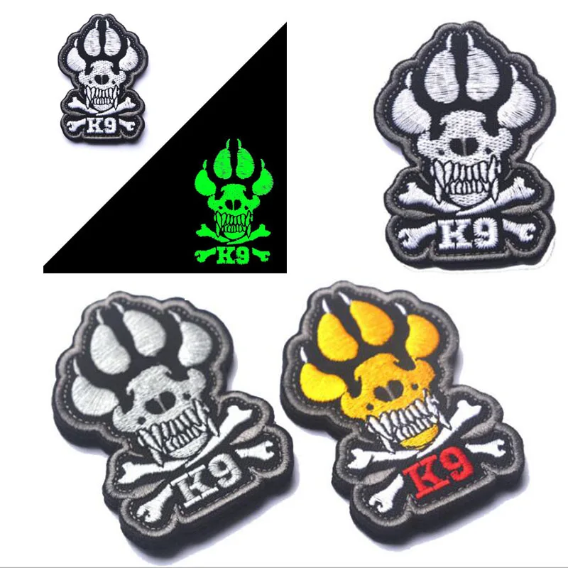K9 собака Тактический нам армейский боевой 3D вышивальный знак применение