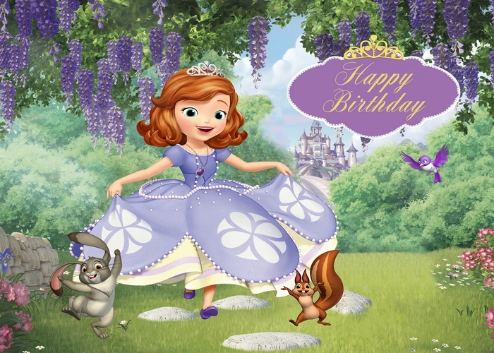 Студийный фон для фотосъемки с изображением принцессы Софии |