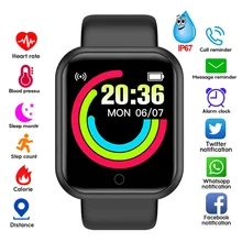 2021 New Y68s Smart Watch Men Women Digital Watches Bluetooth Fitness Tracker D20s Smartwatch Electronic Clock for Huawei Xiaomi