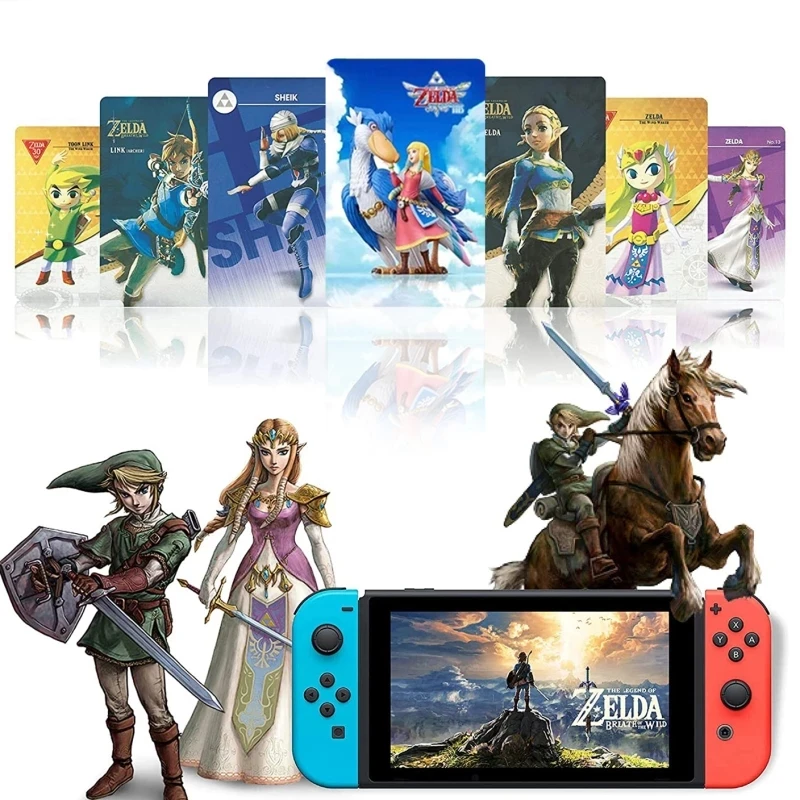 Новые данные 2021 года карты Zeldaes и Loftwing Ntag215 NFC для мини-игр Skyward Sworded HD игр NS Switch 25 шт.