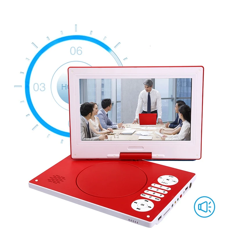 HD 10 1 дюймов домашний автомобильный Bluetooth dvd-плеер портативный VCD CD игровой плеер