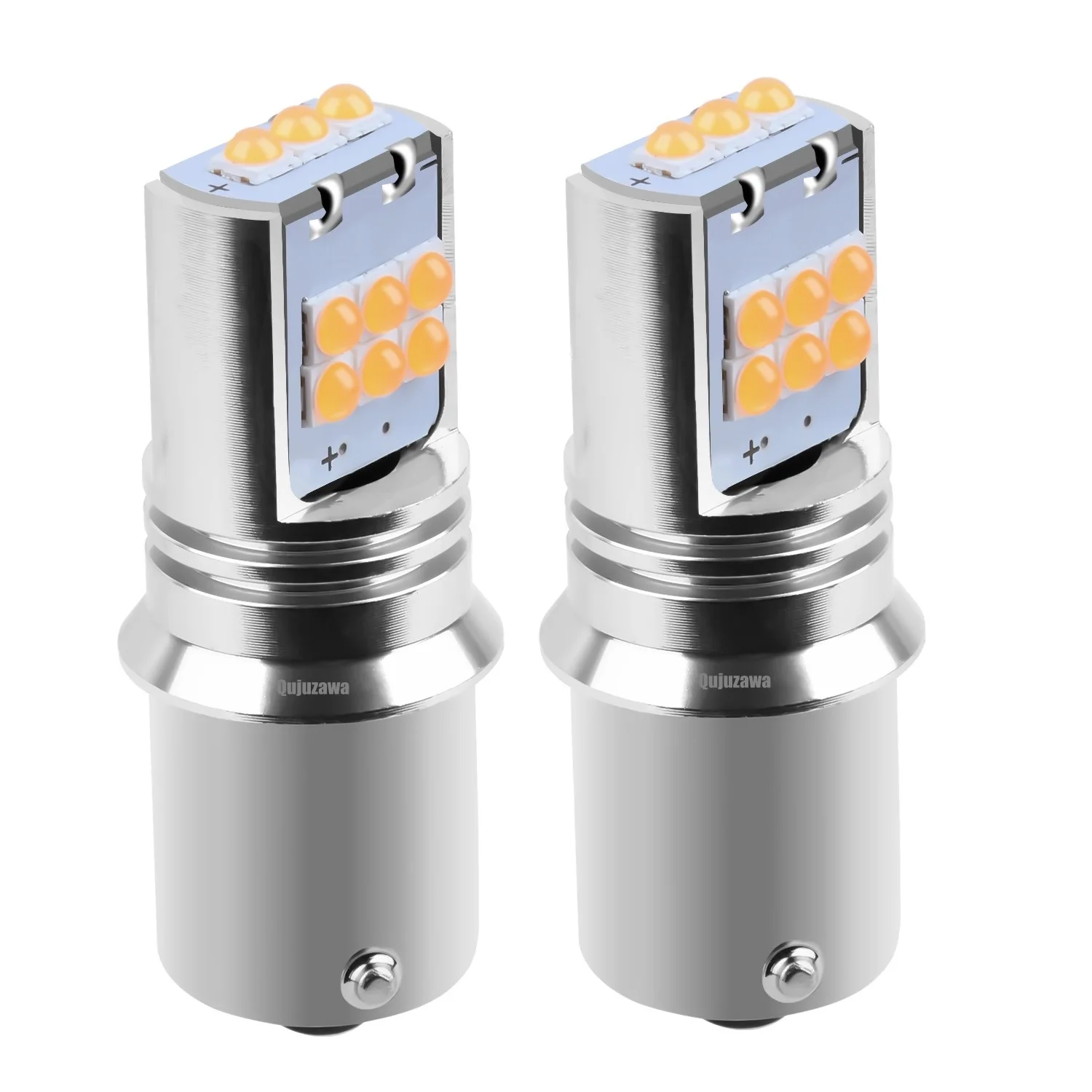 2 шт. 1156PY 7507 PY21W BAU15S супер яркий 1800LM светодиодный фонарь заднего направления для
