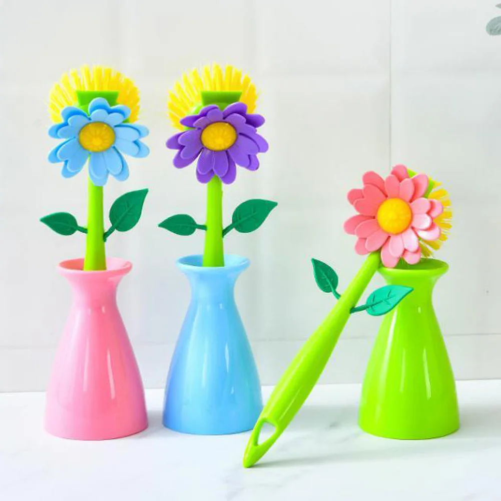 

1PC Kitchen Cleaning Brush Bathroom Removable Handle Brush Bottle Bowl Dish Pot Cleaner Household Clean Tool