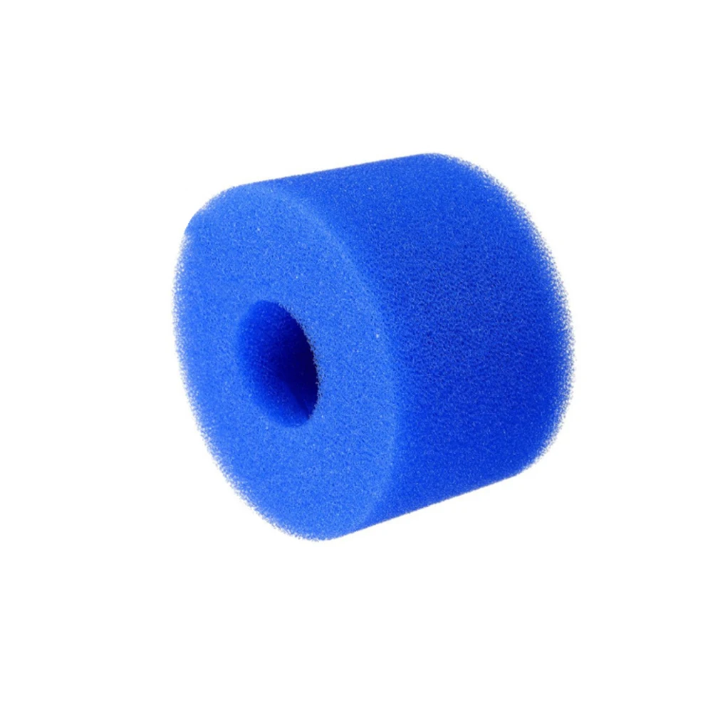 Blue 108x40x73MM 3 размера фильтр для плавательного бассейна пены Многоразовые моющиеся губки картридж пены подходит пузырьков Jetted Pure SPA для Intex A H S1 Тип - Цвет: Blue 108x40x73MM