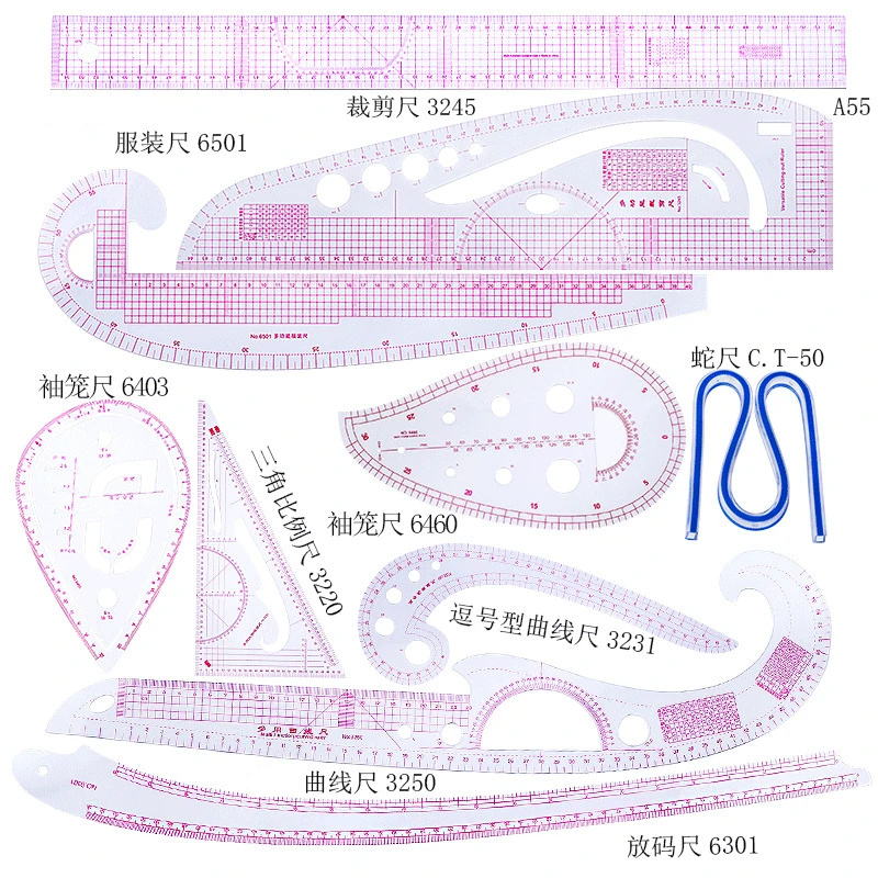 

1 набор, многофункциональная пластиковая шкала для изготовления образцов одежды
