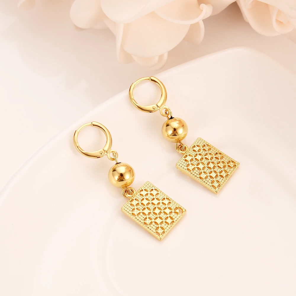 Золотые серьги в форме сердца для женщин/девочек детские любовь модные украшения