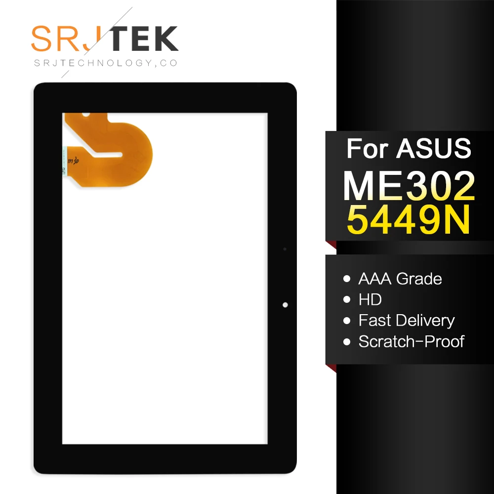 

Сенсорный экран для ASUS MeMO Pad FHD 10 ME301 ME302 5449N, сенсорный экран для планшета ME302C ME302KL K005 K00A 10,1 дюйма, ЖК-экран с цифровым преобразователем и стекля...