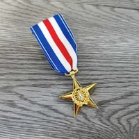 us army award medal silver star medals five pointed star honours ribbon military commemorate badge pin