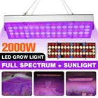 2000 Вт полный спектр Крытый лампа для выращивания растений с питанием от источника для выращивания растений светильник палатка Fitolampy Фито растения цветы культивирования
