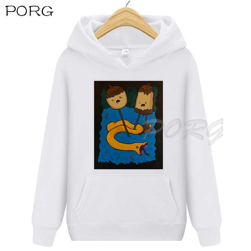 

Princess Bubblegum Rock Hoodie Men Adventure Time Men's Hoodies Finn and Jake Sweatshirt Mens Funny Marceline Men Clothing 2021