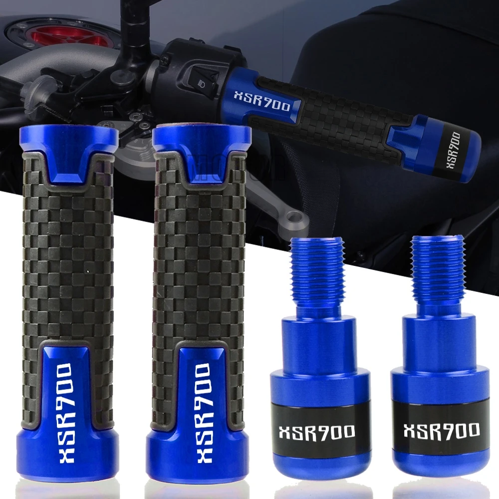

XSR900 Logo Motorcycle CNC Aluminum Handle Grips Racing Handlebar Grip Ends Cap Plug For Yamaha XSR700 XSR900 XSR 900 700 2016