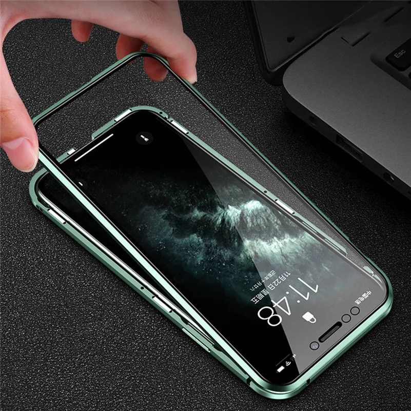 Защитный чехол для мобильного телефона с зеленым светом iPhone 11 Pro Max 6 5 дюйма