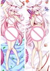 Двусторонняя наволочка для подушки Yae, Сакура, обнимающая тело, Honkai Impact 3Rd, дакимакура, розовая, для девочек, с принтом, подушка в стиле аниме, игры