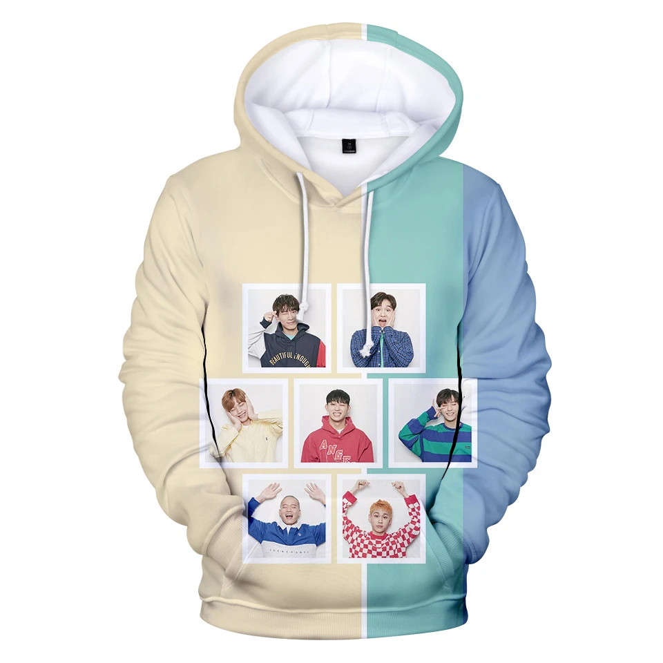 Толстовка BTOB с объемным изображением альбома для мужчин/женщин/детей свитшот