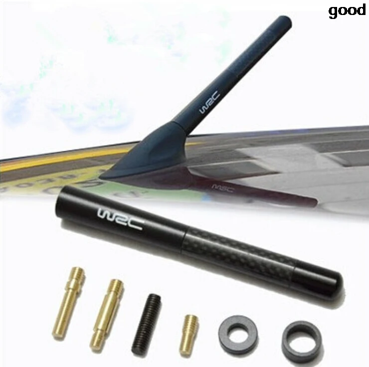 Car Antenna WRC style Carbon Fiber radio fm antena For Subaru XV Forester Outback Legacy Impreza BRZ Tribeca Styling | Автомобили и