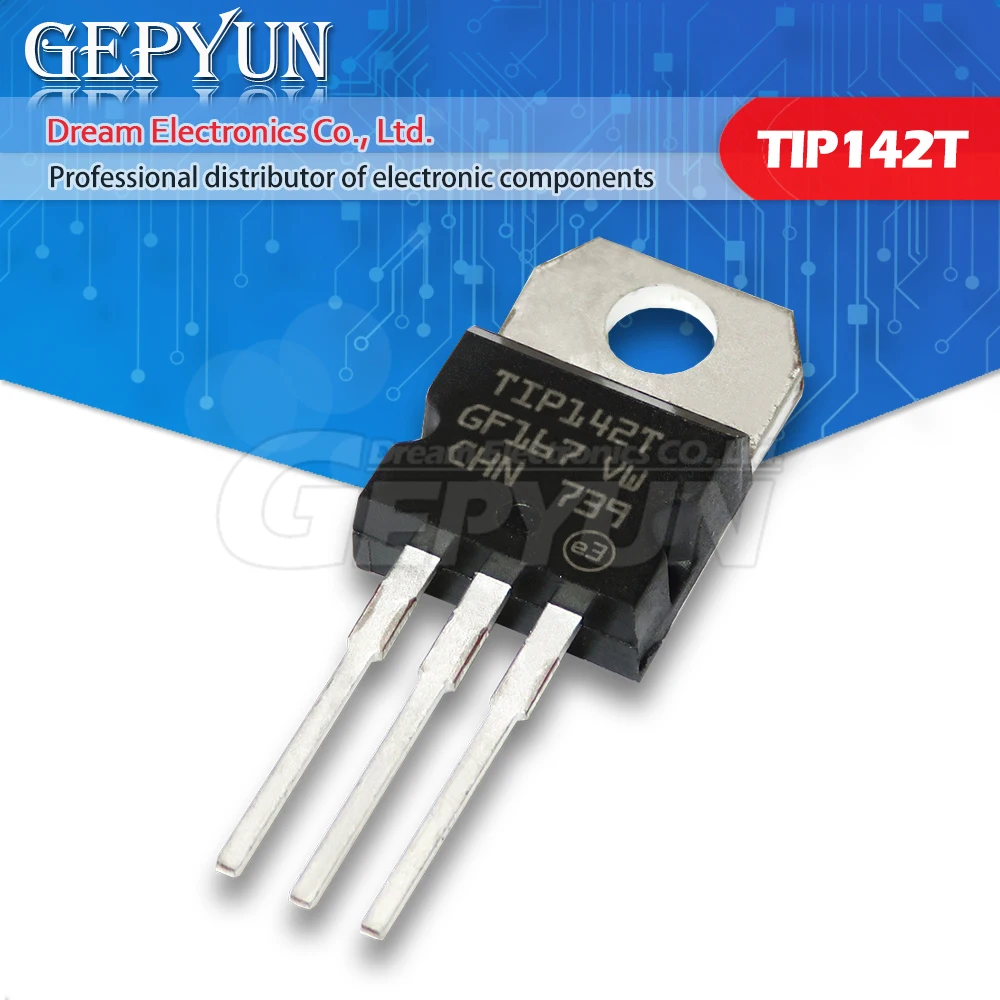 

10 шт., транзисторы TIP142T TO-220 TIP142T TO220 TIP142, новые и оригинальные