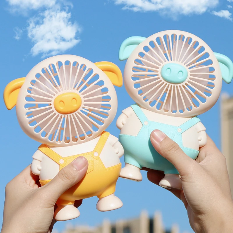

Summer Plastic Cute Hand Fan Usb Cartoon Personalized Neck Cooler Mini Fan Home Air Conditioner Wentylator Pocket Fan ED50FS