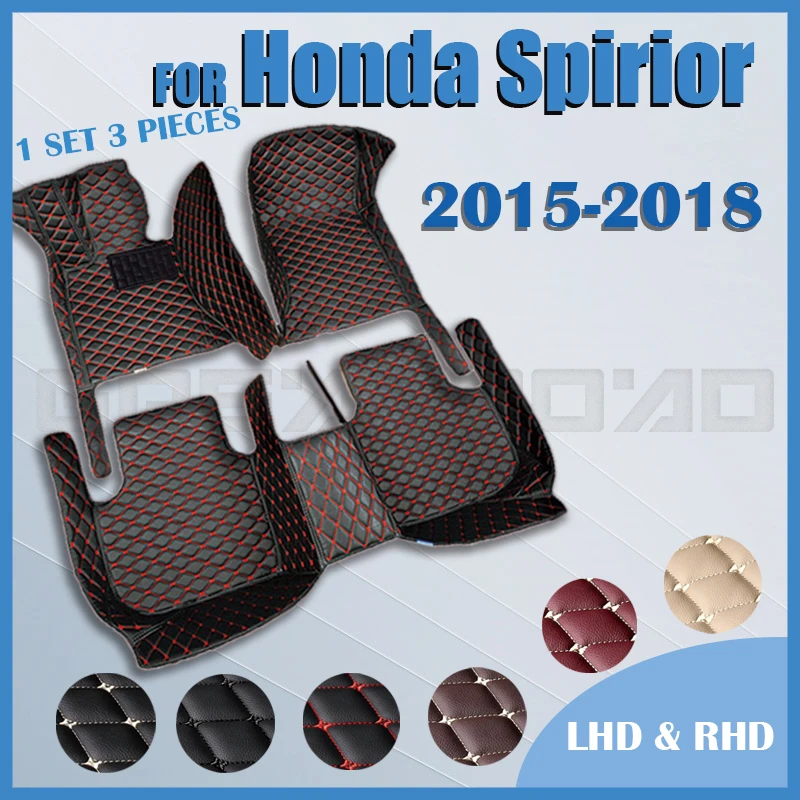 

Автомобильные коврики для Honda Spirior 2015 2016 2017 2018, индивидуальные автомобильные подкладки для ног, чехол