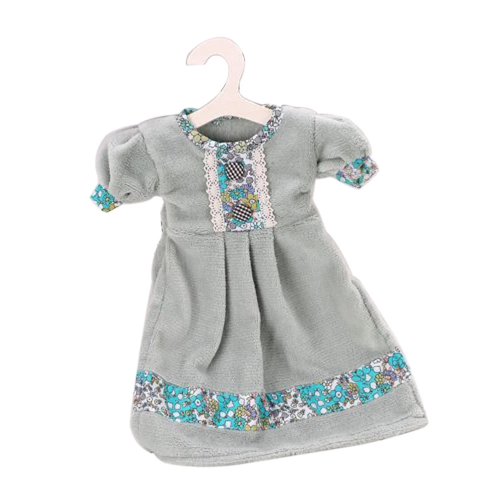 

Water Absorbent Coral Velvet Dress Bathroom Kitchen Wall Hanging Hand Towel Useful