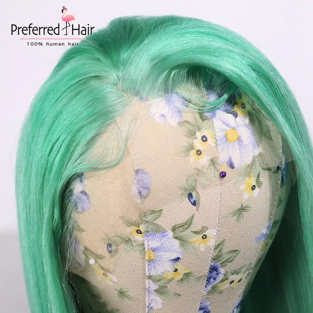 Предпочтительный бразильский Remy Glueless человеческие волосы парик 13x6 прямой кружевной передний парик предварительно выщипанные прозрачные кружевные парики для черных женщин