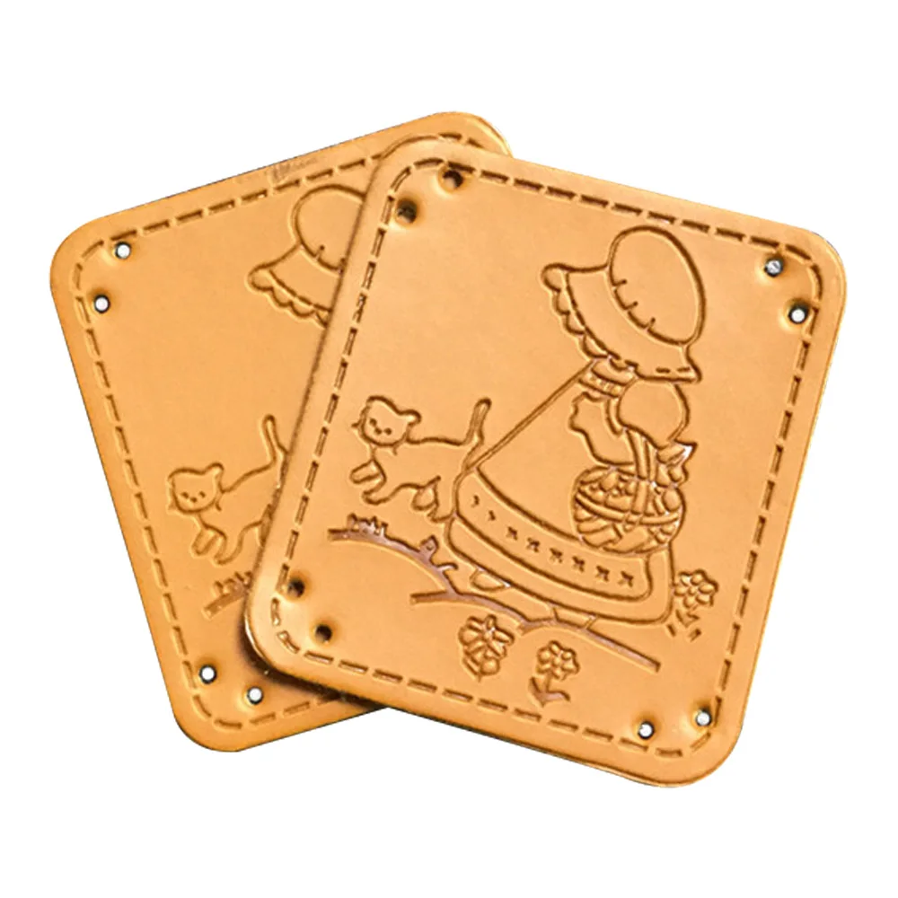 Стильные Кожаные бирки ручной работы с бесплатным подъемом для натуральной