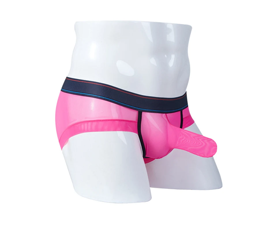 Черный красный розовый белый синий цвет Сетчатое прозрачное Мужское нижнее