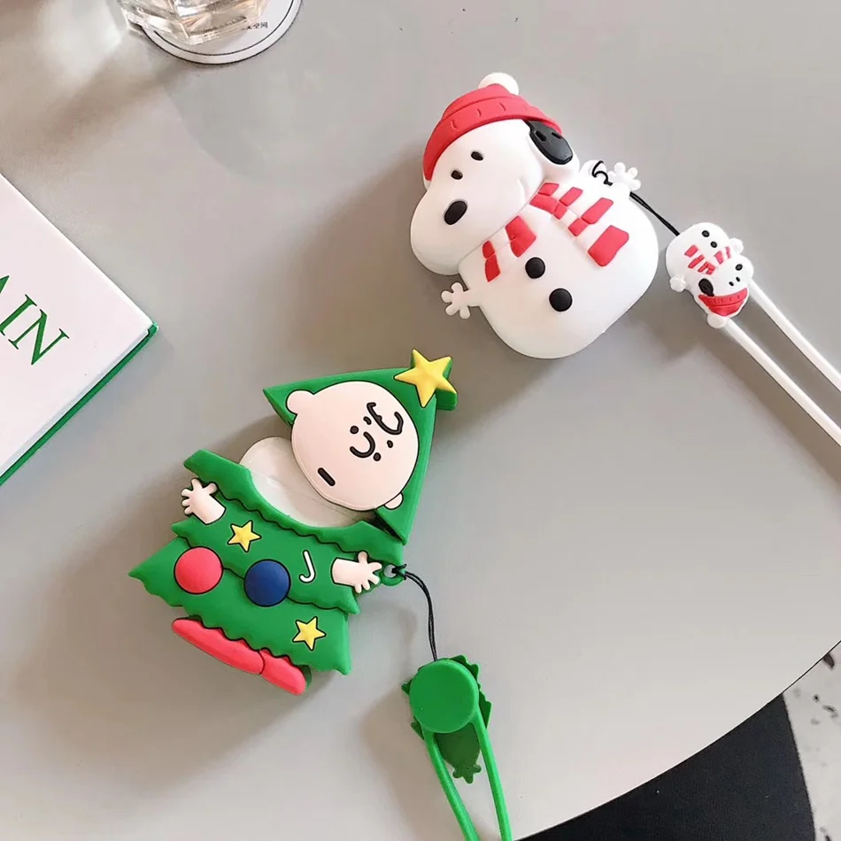 Чехол для Airpods с милым мультяшным рисунком, чехол для наушников s для Apple Airpods 2, фруктовый клубничный персик, чехол для наушников, наушники с кольцом